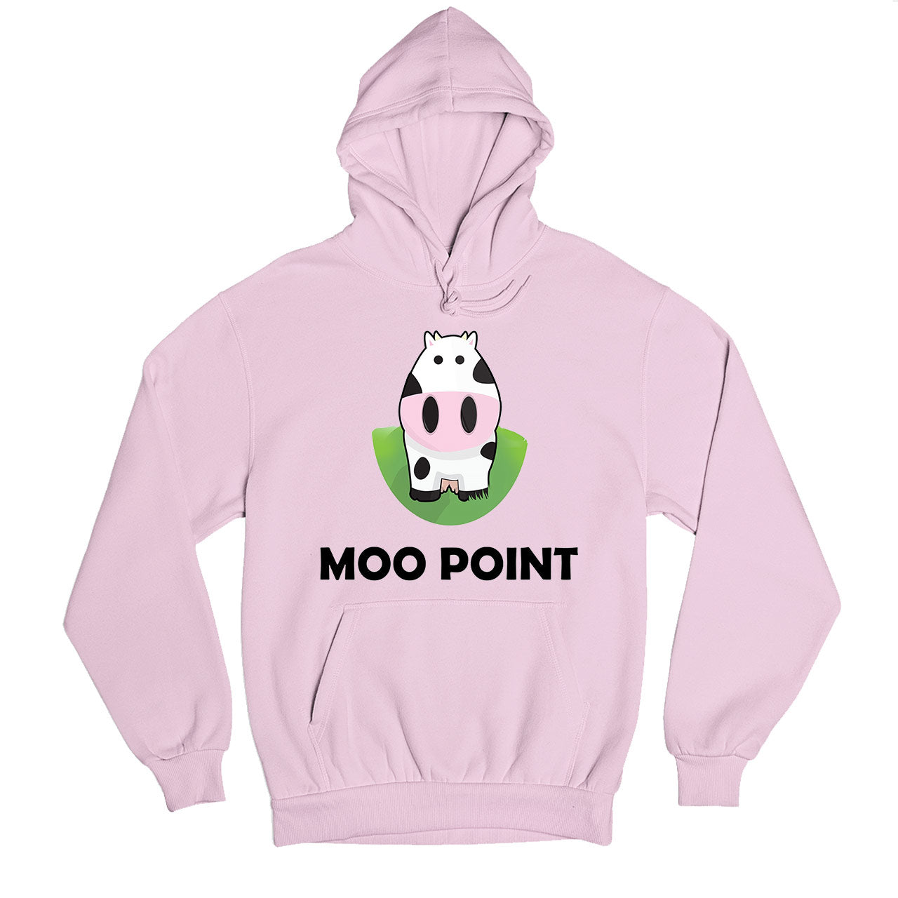 f.r.i.e.n.d.s moo point hoodie hooded sweatshirt winterwear tv & movies buy online india the banyan tee tbt men women girls boys unisex baby pink