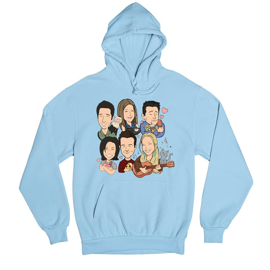 f.r.i.e.n.d.s best friends forever hoodie hooded sweatshirt winterwear tv & movies buy online india the banyan tee tbt men women girls boys unisex baby blue