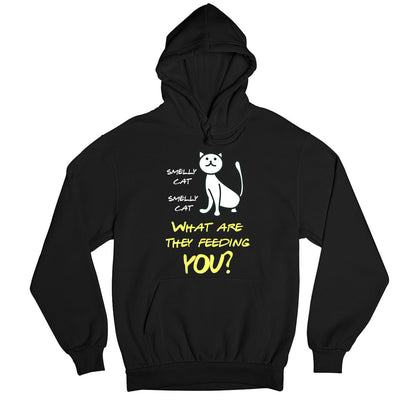 f.r.i.e.n.d.s smelly cat hoodie hooded sweatshirt winterwear tv & movies buy online india the banyan tee tbt men women girls boys unisex black