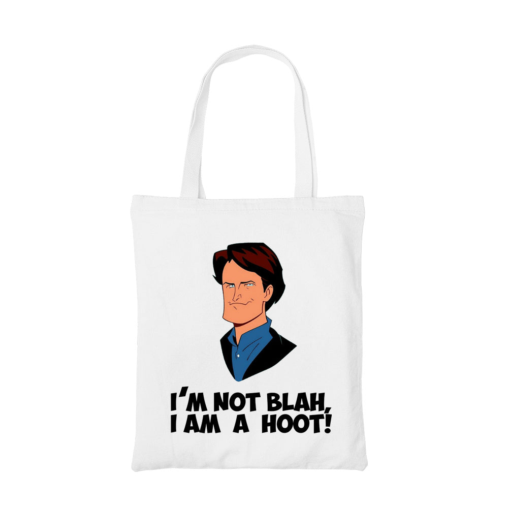 friends i am a hoot tote bag hand printed cotton women men unisex