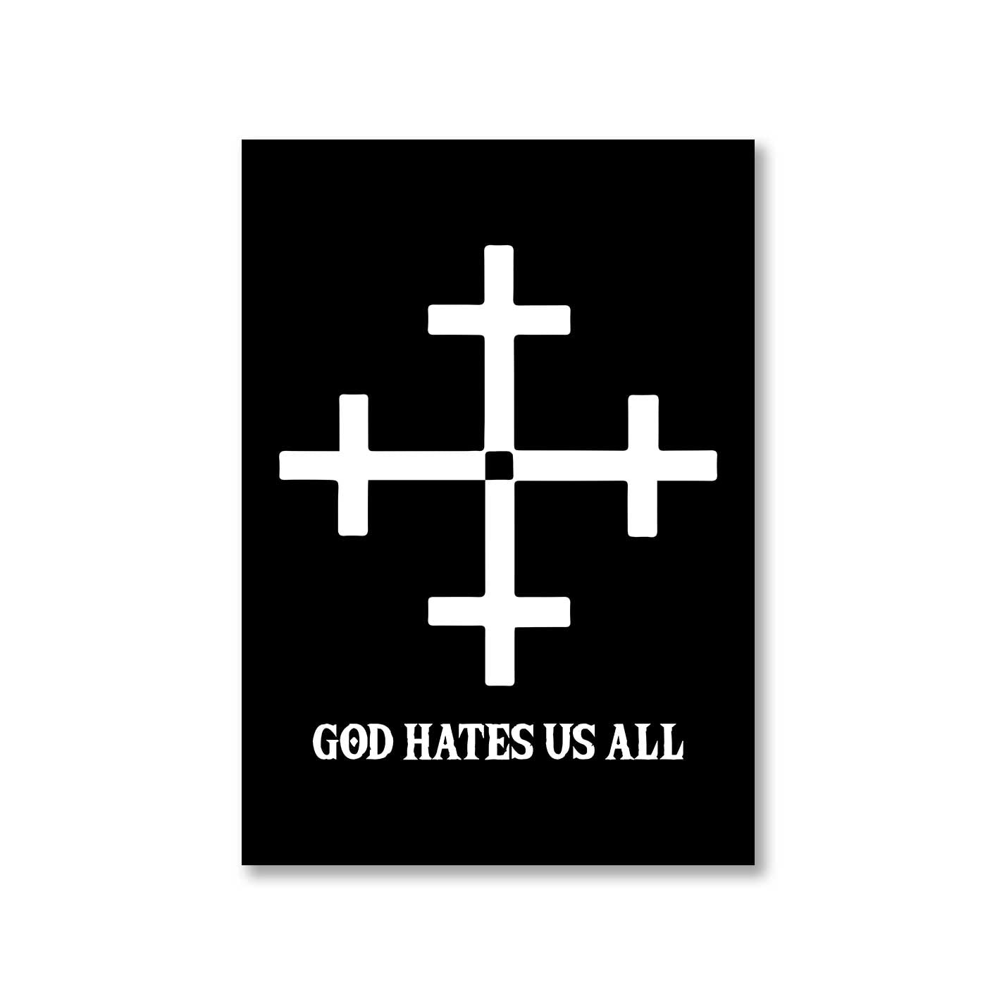 slayer god hates us all poster wall art buy online india the banyan tee tbt a4