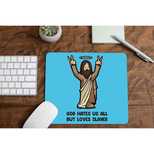 slayer god loves slayer mousepad logitech large anime music band buy online india the banyan tee tbt men women girls boys unisex