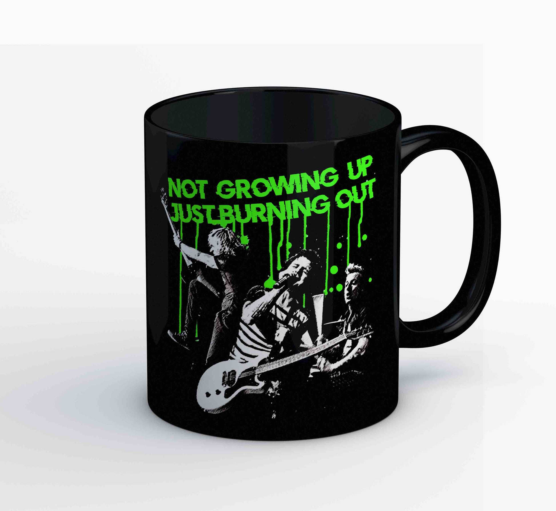 green day burnout mug coffee ceramic music band buy online india the banyan tee tbt men women girls boys unisex  not growing up just burning out