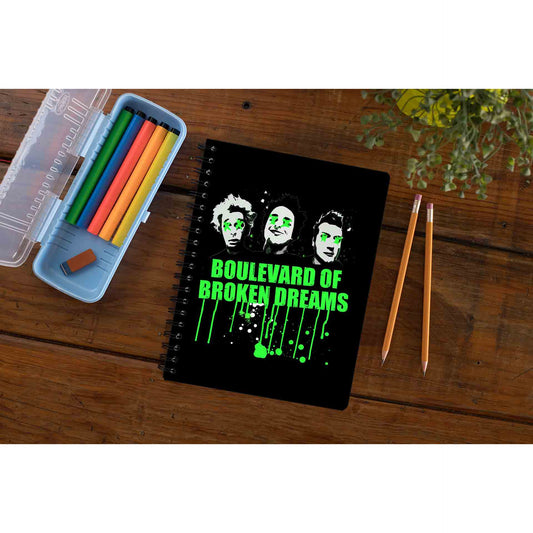 green day boulevard of broken dreams notebook notepad diary buy online india the banyan tee tbt unruled