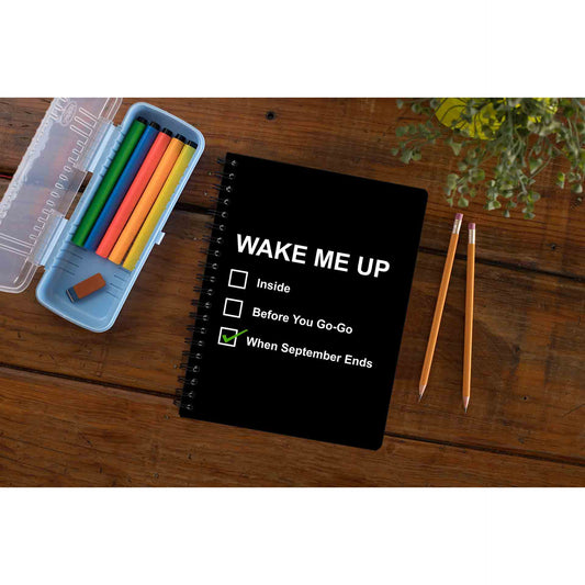 green day wake me up when september ends notebook notepad diary buy online india the banyan tee tbt unruled