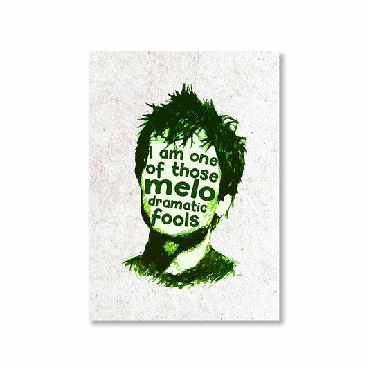 green day basket case poster wall art buy online india the banyan tee tbt a4 i am one of those melodramatic fools