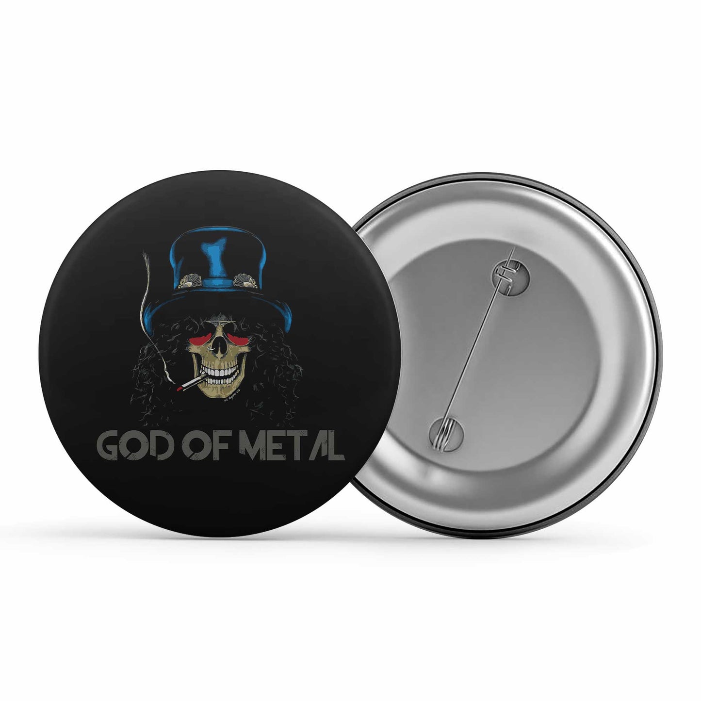 guns n' roses god of metal - slash badge pin button music band buy online india the banyan tee tbt men women girls boys unisex