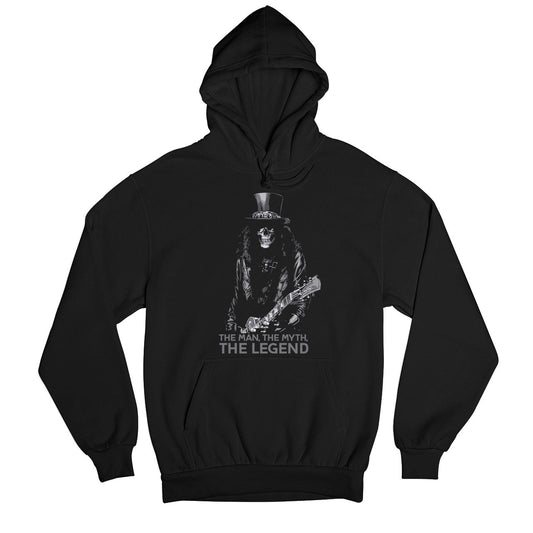 guns n' roses the legend - slash hoodie hooded sweatshirt winterwear music band buy online india the banyan tee tbt men women girls boys unisex black