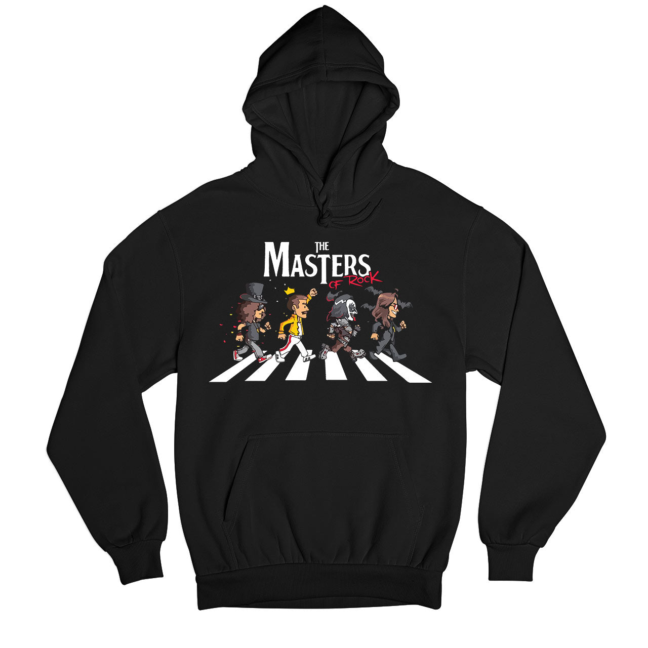 guns n' roses the masters of rock hoodie hooded sweatshirt winterwear music band buy online india the banyan tee tbt men women girls boys unisex black