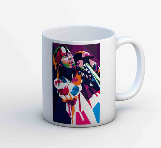 guns n' roses pop art mug coffee ceramic music band buy online india the banyan tee tbt men women girls boys unisex  - axl rose