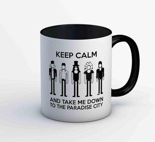 guns n' roses keep calm - paradise city mug coffee ceramic music band buy online india the banyan tee tbt men women girls boys unisex