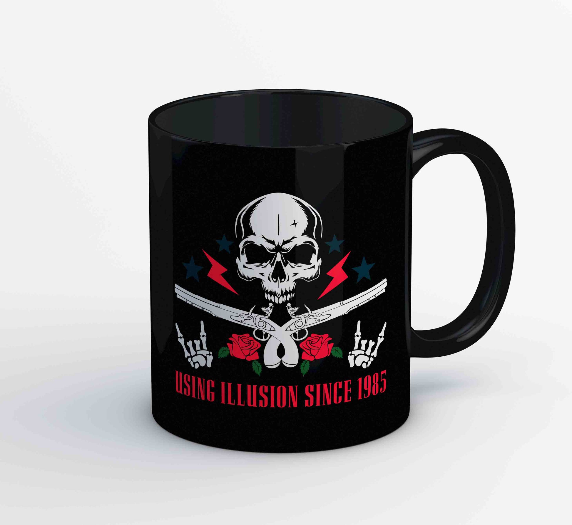 guns n' roses using illusion since 1985 mug coffee ceramic music band buy online india the banyan tee tbt men women girls boys unisex