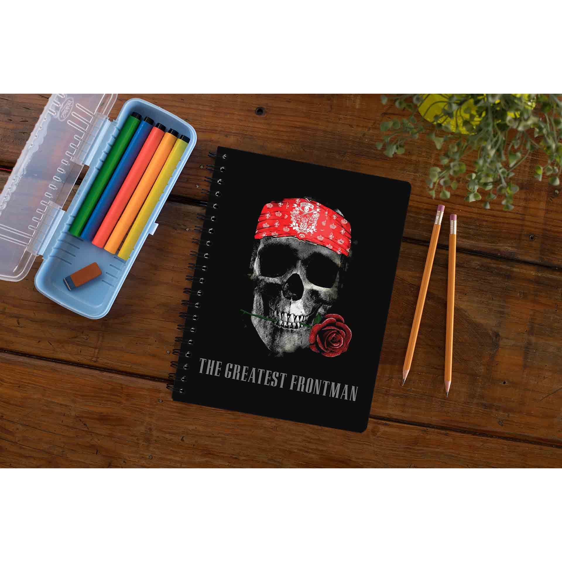 guns n' roses the greatest frontman notebook notepad diary buy online india the banyan tee tbt unruled - axl rose