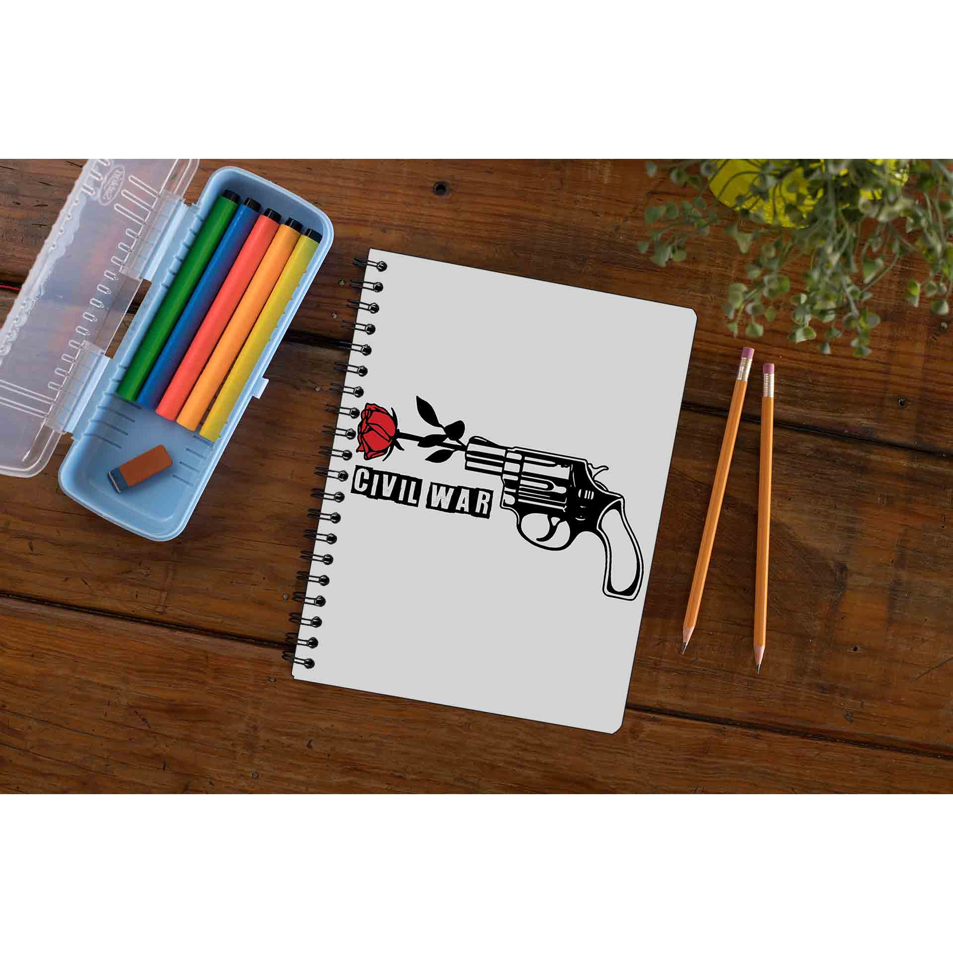 guns n' roses civil war notebook notepad diary buy online india the banyan tee tbt unruled