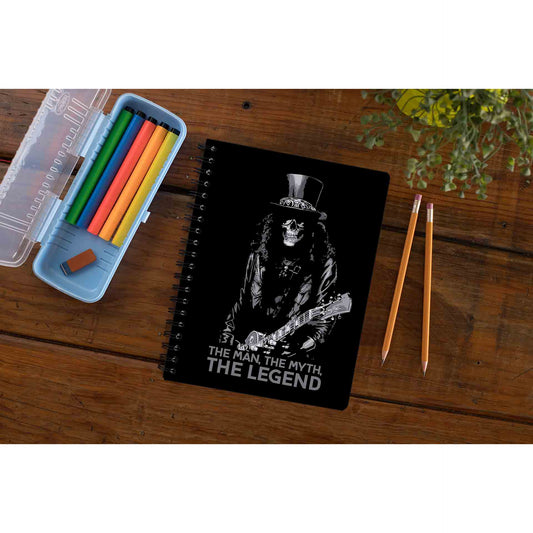 guns n' roses the legend - slash notebook notepad diary buy online india the banyan tee tbt unruled