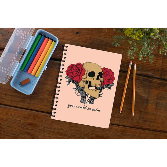 guns n' roses you could be mine notebook notepad diary buy online india the banyan tee tbt unruled