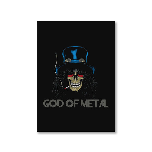 guns n' roses god of metal - slash poster wall art buy online india the banyan tee tbt a4