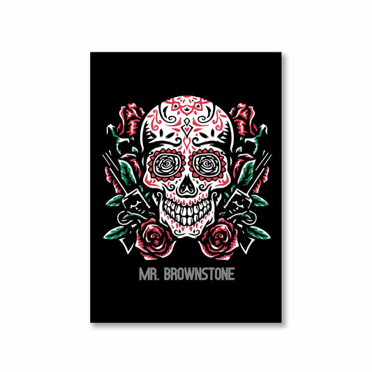 guns n' roses mr. brownstone poster wall art buy online india the banyan tee tbt a4 - axl rose