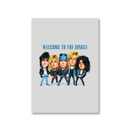 guns n' roses welcome to the jungle poster wall art buy online india the banyan tee tbt a4