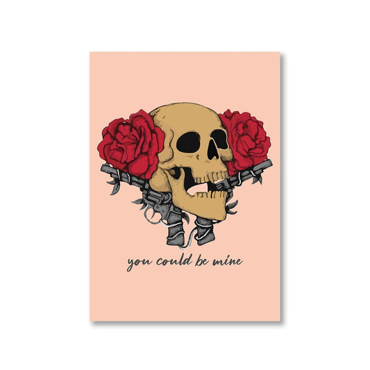 guns n' roses you could be mine poster wall art buy online india the banyan tee tbt a4