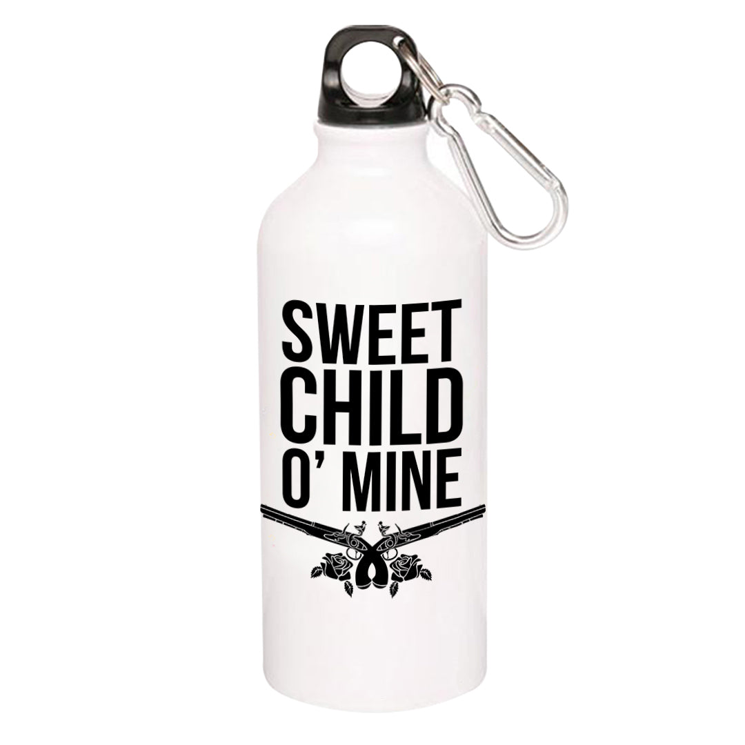 guns n' roses sweet child o' mine sipper steel water bottle flask gym shaker music band buy online india the banyan tee tbt men women girls boys unisex