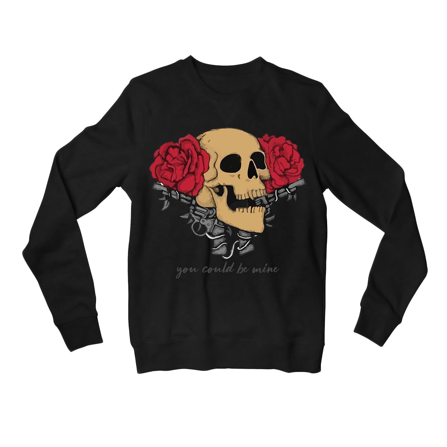 guns n' roses you could be mine sweatshirt upper winterwear music band buy online india the banyan tee tbt men women girls boys unisex black