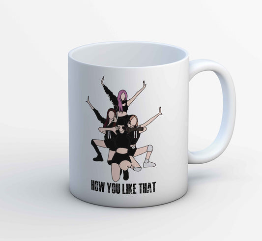 black pink how you like that mug coffee ceramic music band buy online india the banyan tee tbt men women girls boys unisex  song k pop jennie lisa jisoo rose