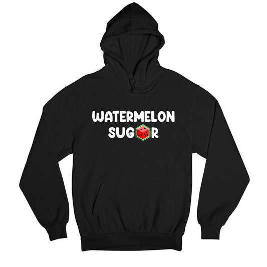 harry styles watermelon sugar hoodie hooded sweatshirt winterwear music band buy online india the banyan tee tbt men women girls boys unisex black