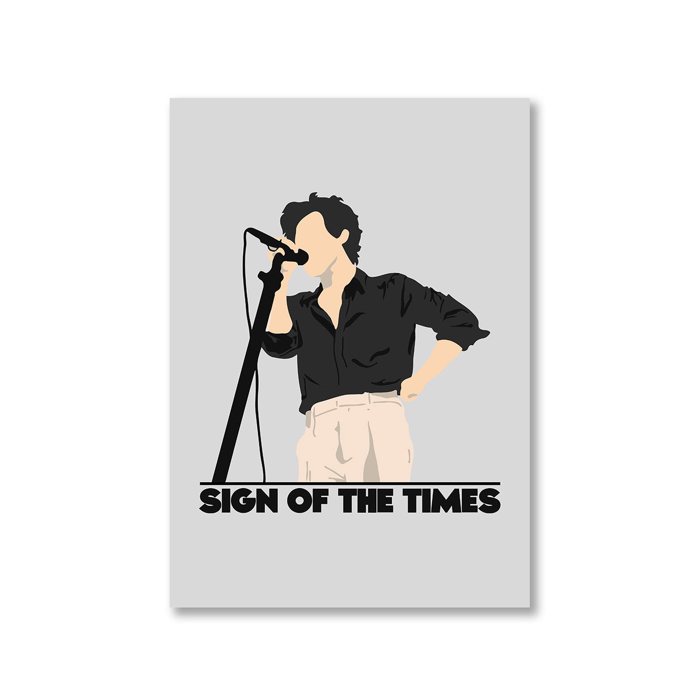 harry styles sign of the times poster wall art buy online india the banyan tee tbt a4