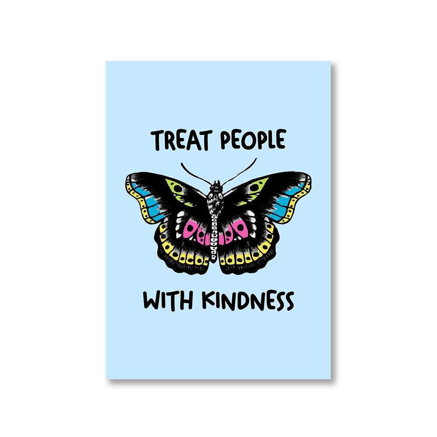 harry styles treat people with kindness poster wall art buy online india the banyan tee tbt a4