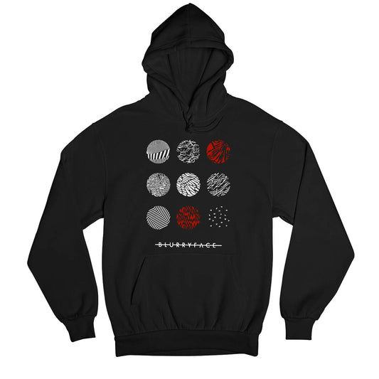 twenty one pilots blurry face hoodie hooded sweatshirt winterwear music band buy online india the banyan tee tbt men women girls boys unisex black