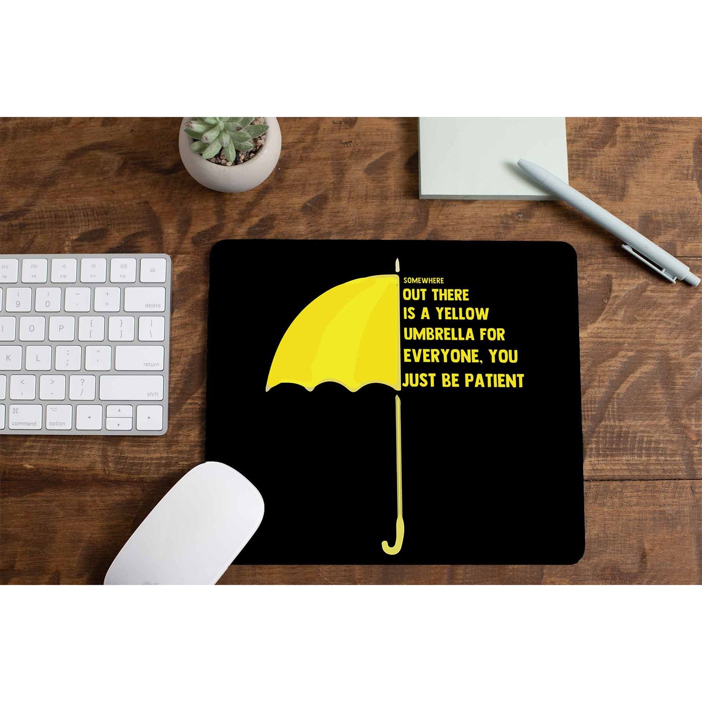 How I Met Your Mother Mousepad - Yellow Umbrella The Banyan Tee TBT