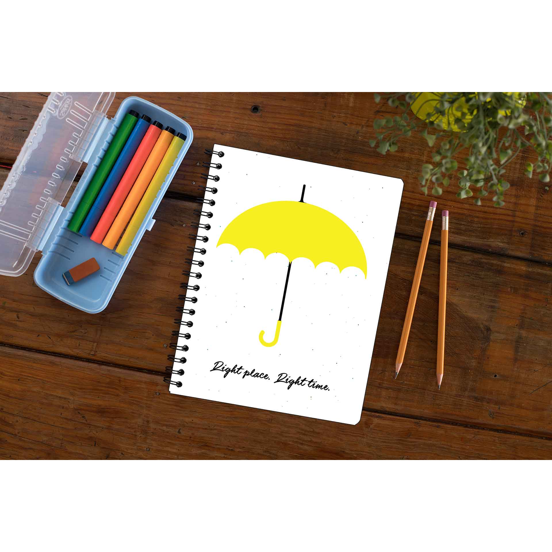 How I Met Your Mother Notebook - Right Place Right Time The Banyan Tee TBT