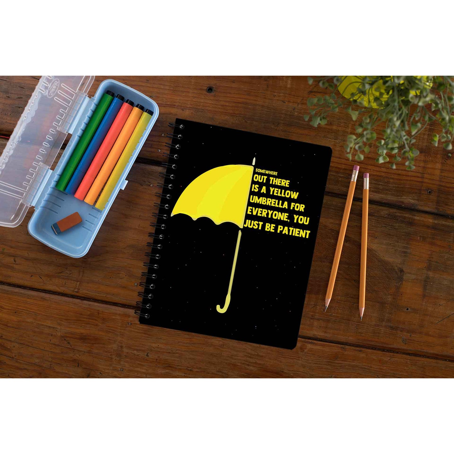 How I Met Your Mother Notebook - Yellow Umbrella The Banyan Tee TBT