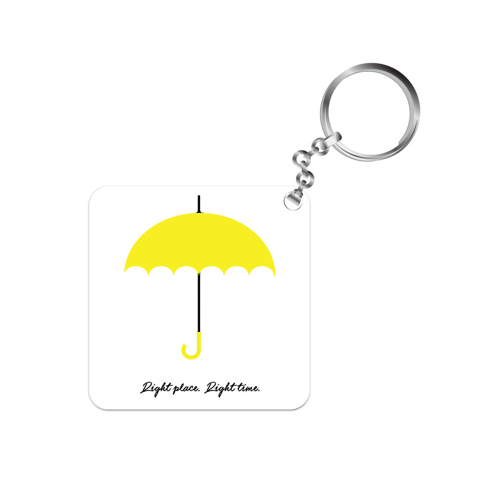 How I Met Your Mother Keychain - Right Place Right Time The Banyan Tee TBT