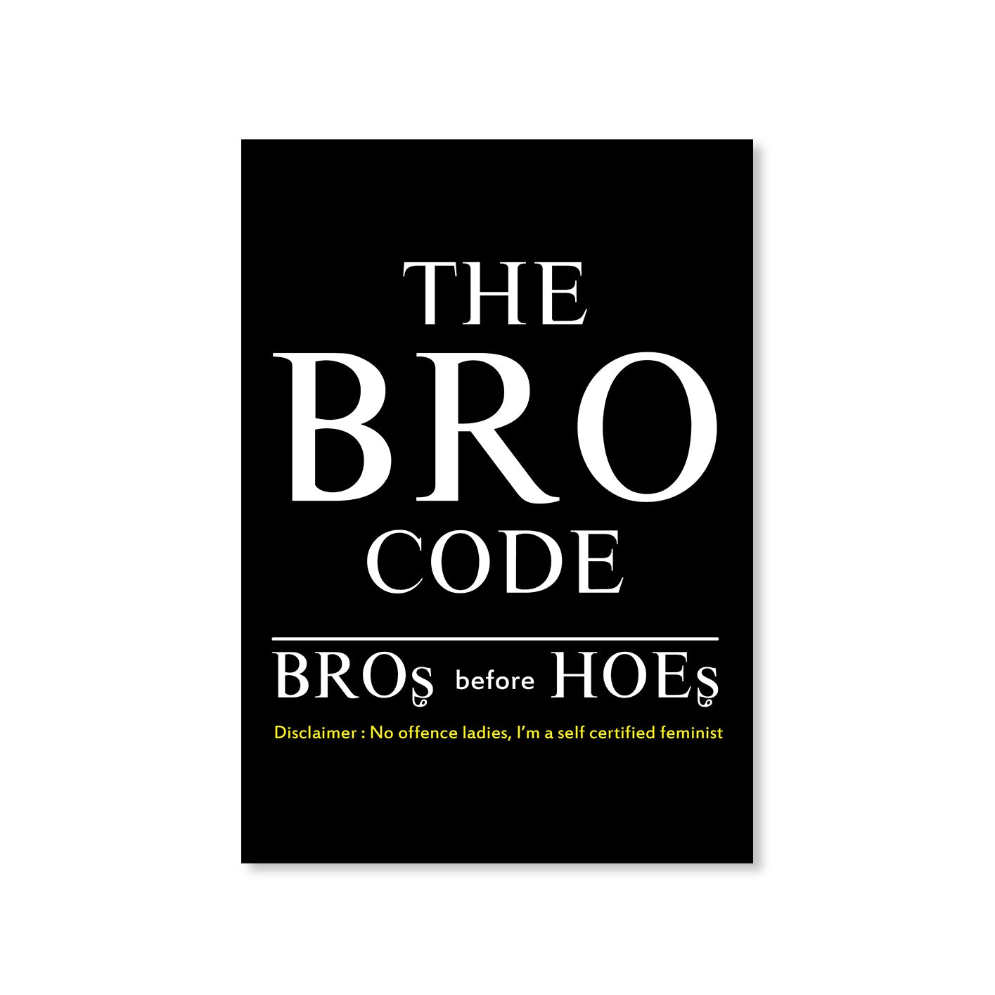How I Met Your Mother Poster - Bro Code The Banyan Tee TBT