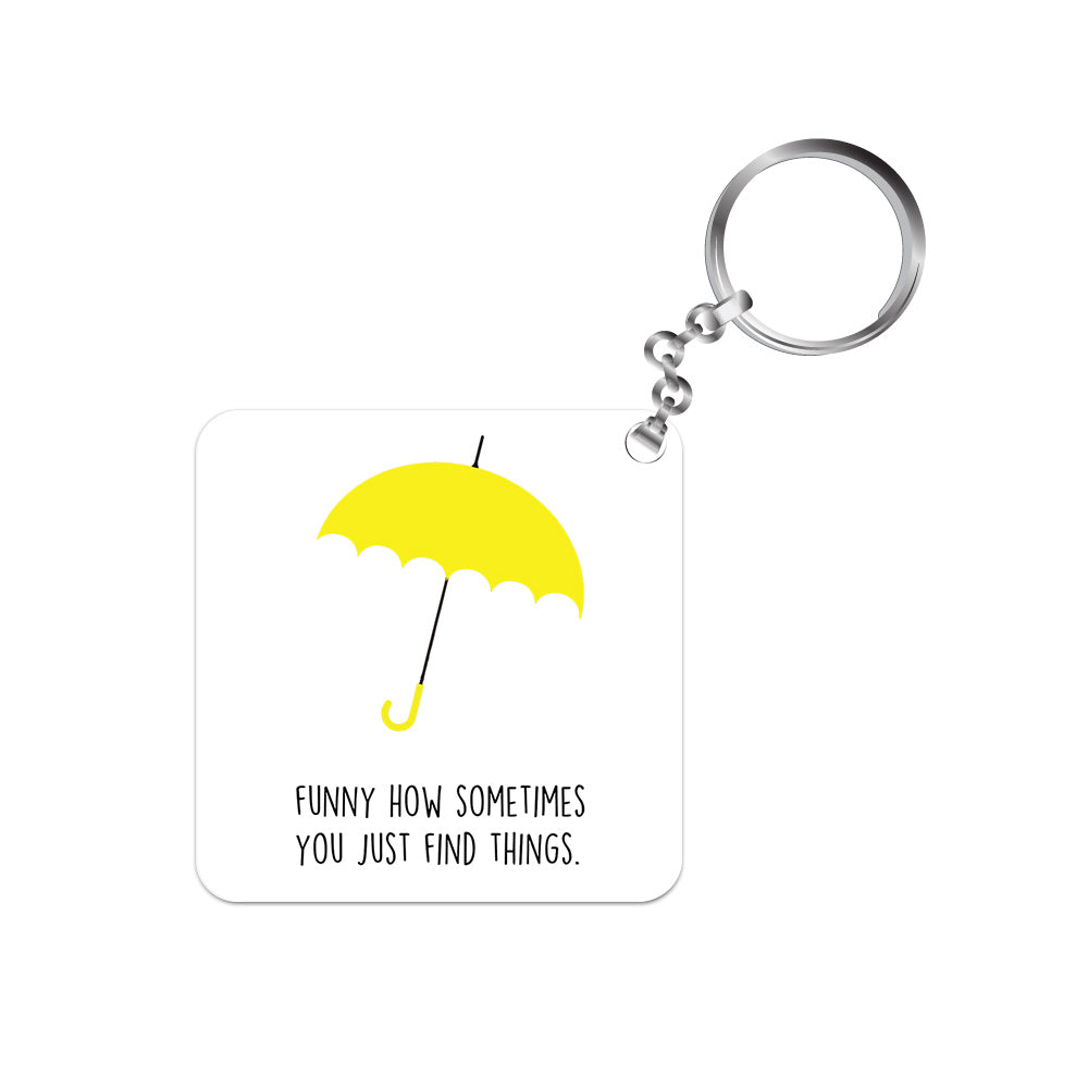 How I Met Your Mother Keychain - Yellow Umbrella The Banyan Tee TBT