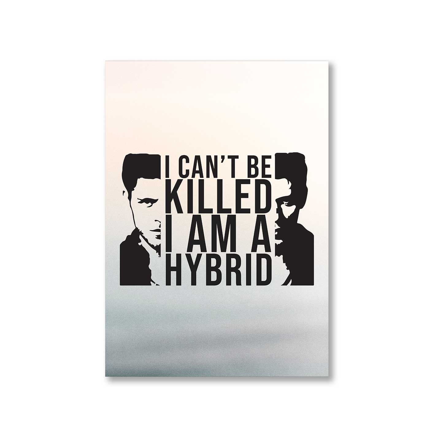 the vampire diaries i am a hybrid poster wall art buy online india the banyan tee tbt a4 tvd stefan elena damon caroline katherine tyler bonnie