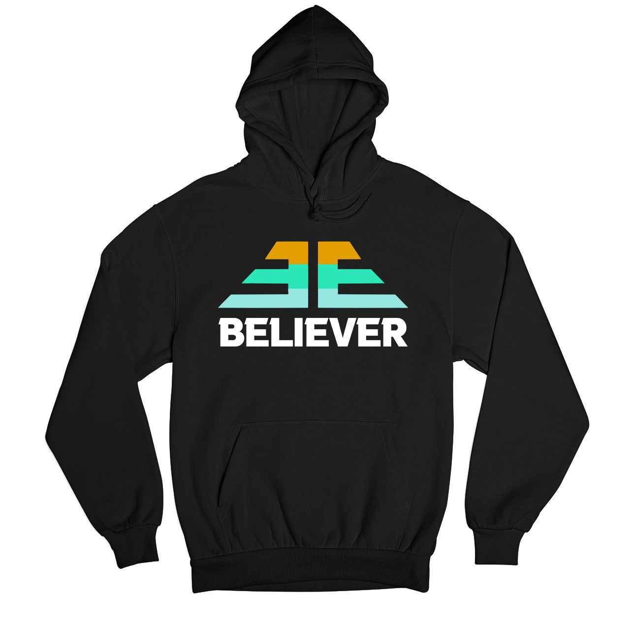 imagine dragons believer hoodie hooded sweatshirt winterwear music band buy online india the banyan tee tbt men women girls boys unisex black