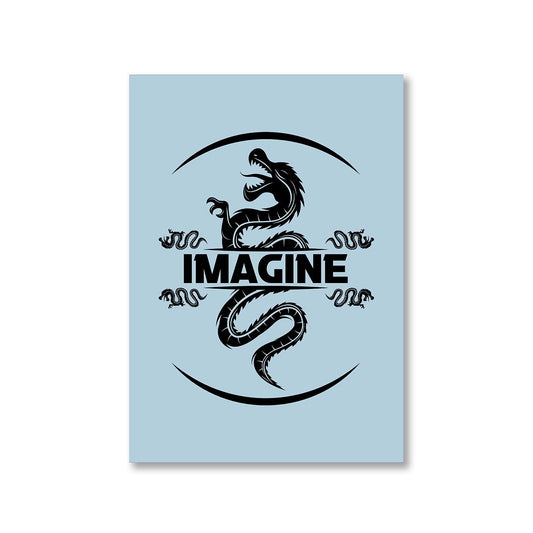 imagine dragons dragonscape poster wall art buy online india the banyan tee tbt a4