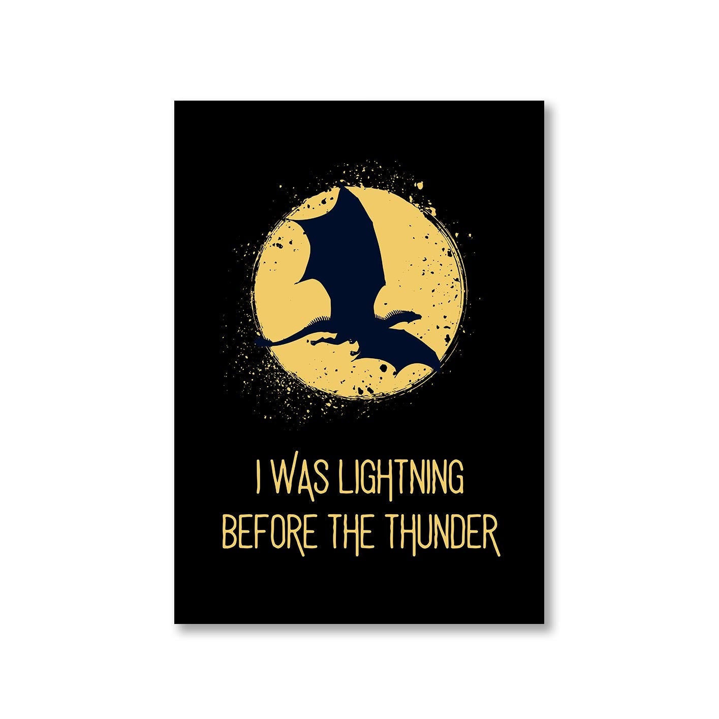 imagine dragons i was lightning before the thunder poster wall art buy online india the banyan tee tbt a4