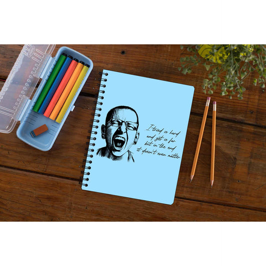 linkin park in the end notebook notepad diary buy online india the banyan tee tbt unruled