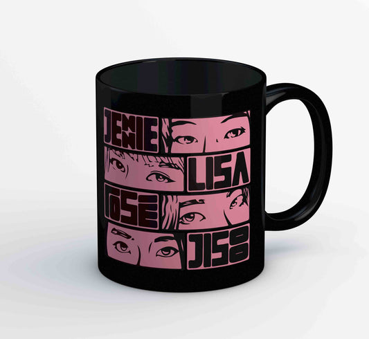 black pink jennie lisa rose jisoo mug coffee ceramic music band buy online india the banyan tee tbt men women girls boys unisex  song k pop jennie lisa jisoo rose