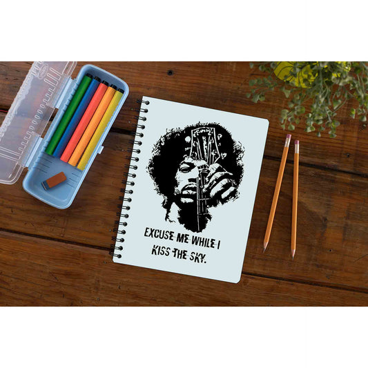 jimi hendrix kiss the sky notebook notepad diary buy online india the banyan tee tbt unruled