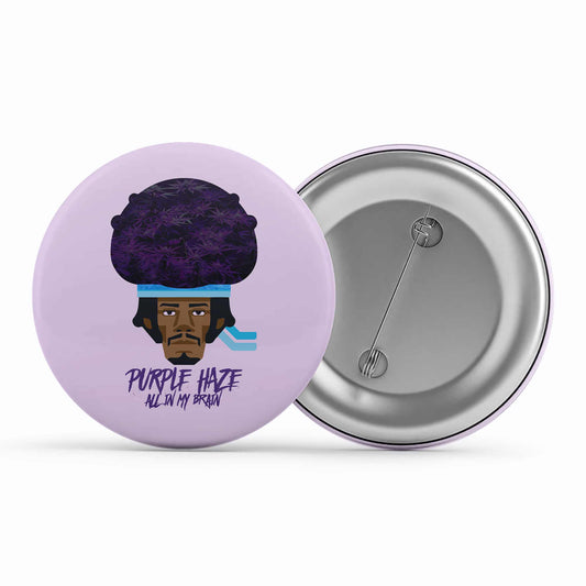 jimi hendrix purple haze badge pin button music band buy online india the banyan tee tbt men women girls boys unisex