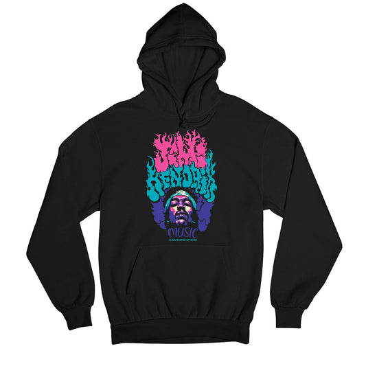 jimi hendrix safe kind of high hoodie hooded sweatshirt winterwear music band buy online india the banyan tee tbt men women girls boys unisex black