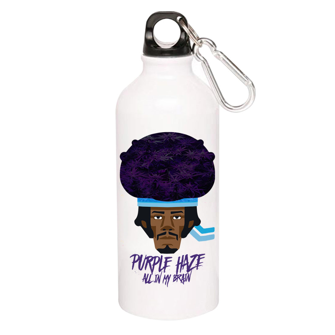 jimi hendrix purple haze sipper steel water bottle flask gym shaker music band buy online india the banyan tee tbt men women girls boys unisex