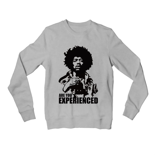 jimi hendrix are you experienced sweatshirt upper winterwear music band buy online india the banyan tee tbt men women girls boys unisex gray