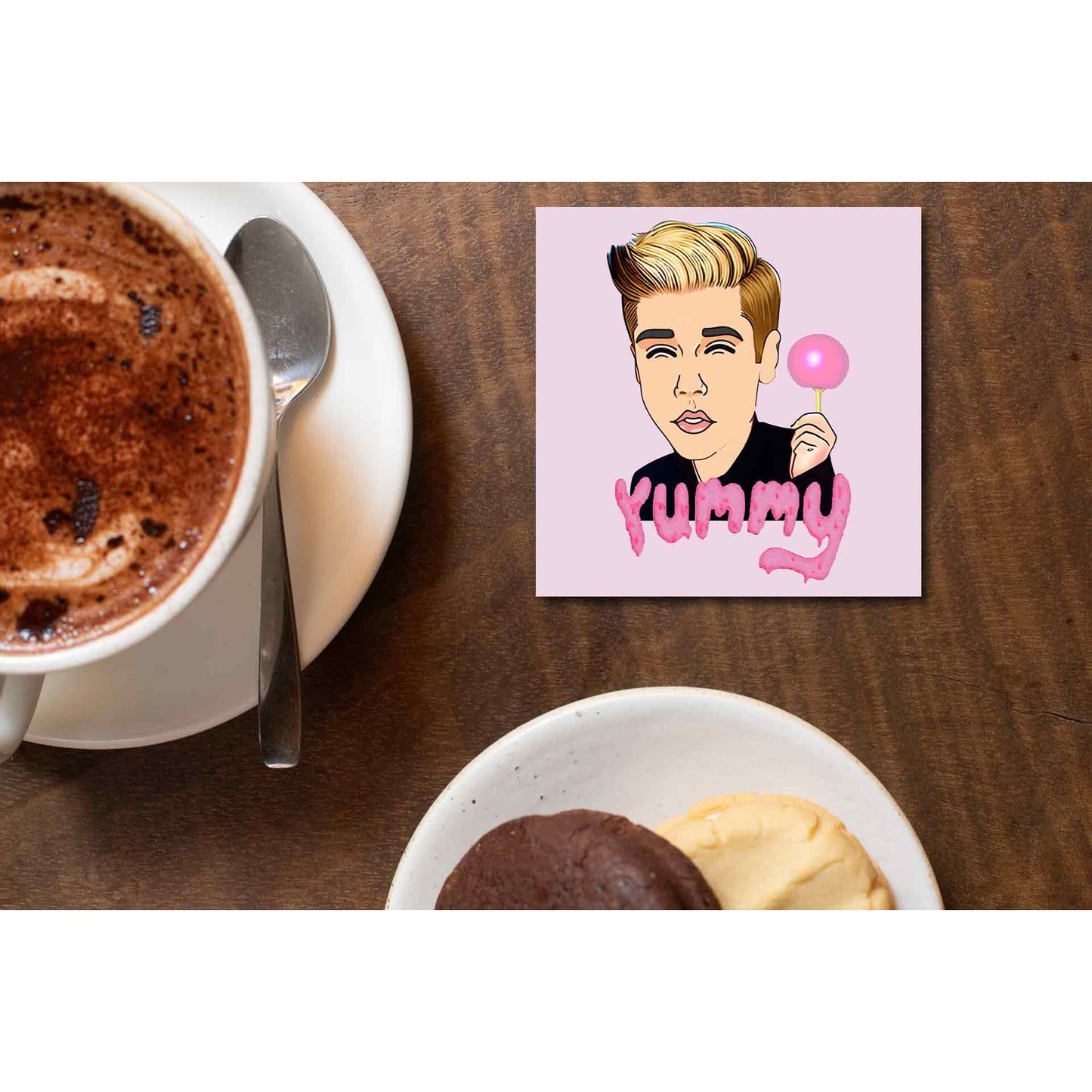 justin bieber yummy coasters wooden table cups indian music band buy online india the banyan tee tbt men women girls boys unisex