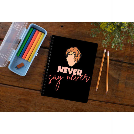 justin bieber never say never notebook notepad diary buy online india the banyan tee tbt unruled